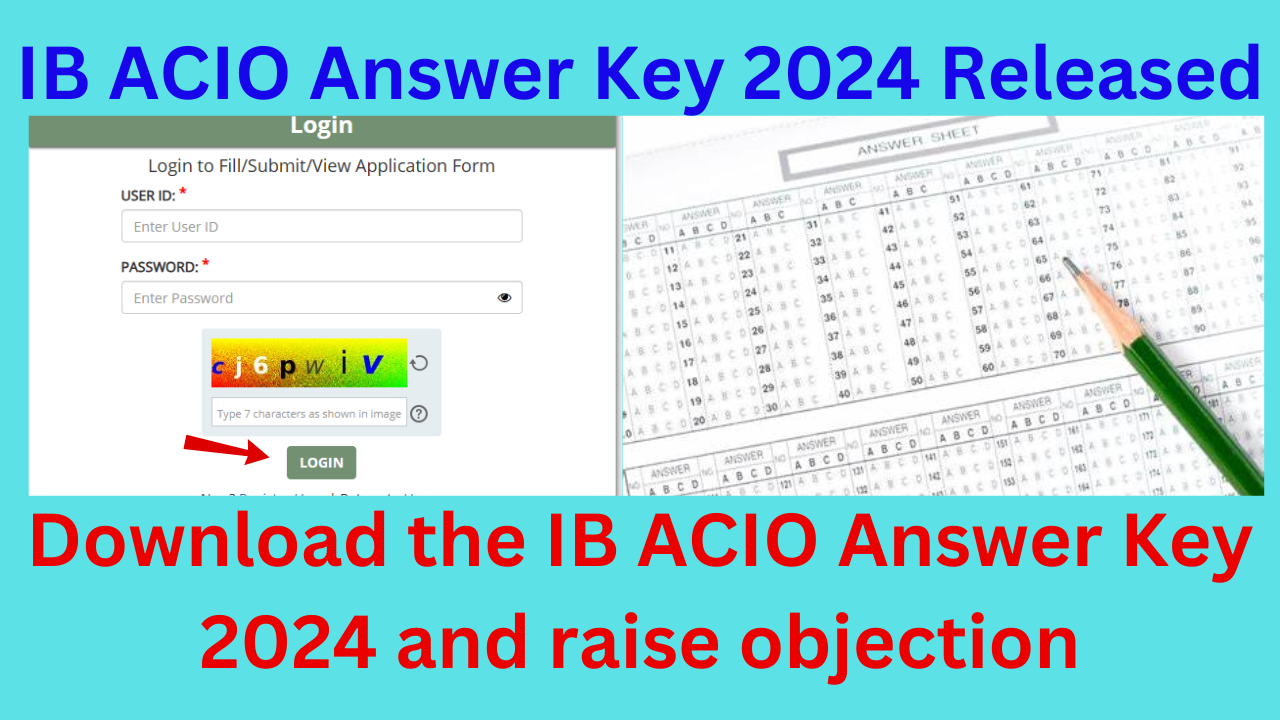 IB ACIO Answer Key 2024