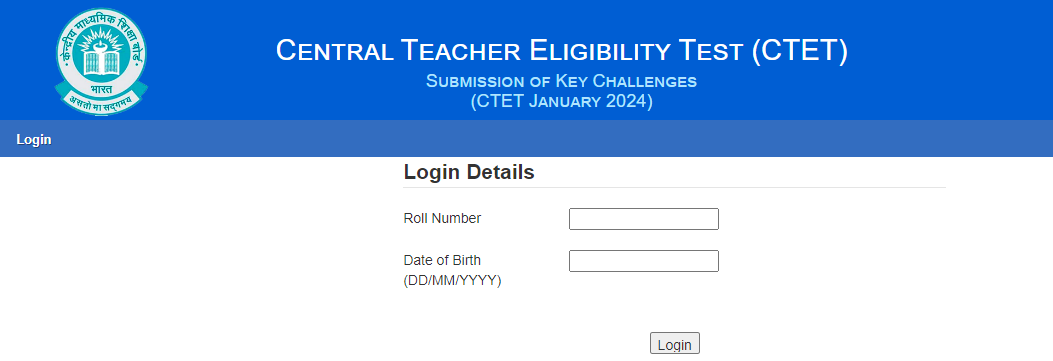 CTET Answer Key 2024