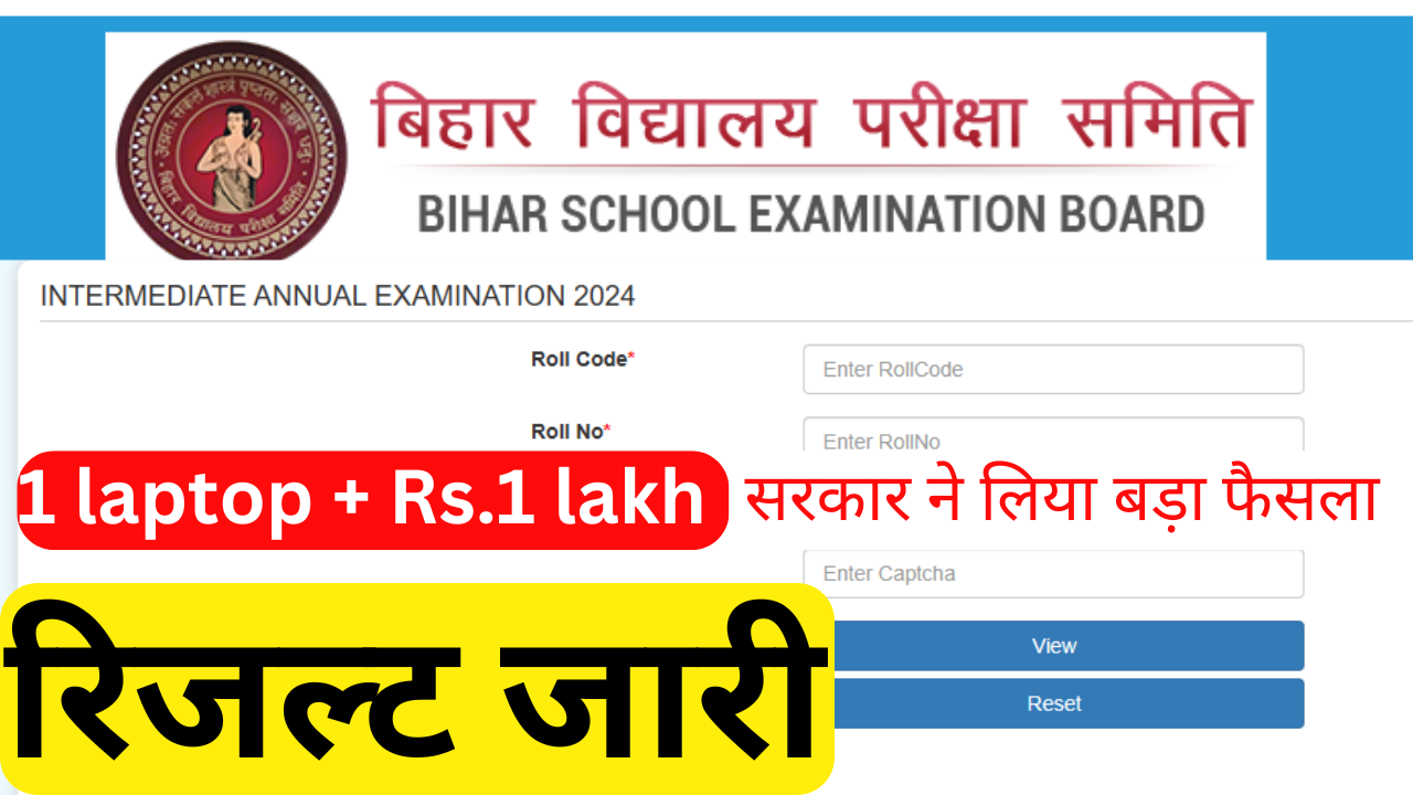 Bihar board 12th result 2024