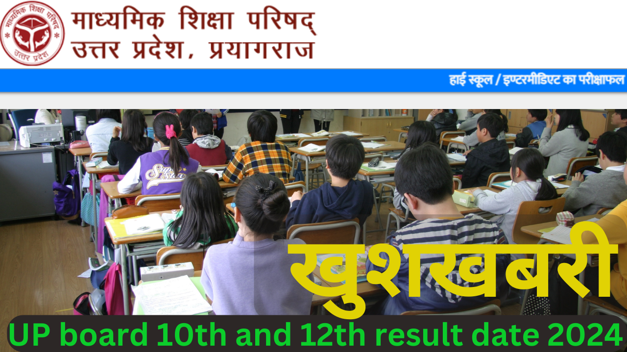 UP board 10th and 12th result date 2024